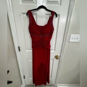 Elegant Red Evening Dress